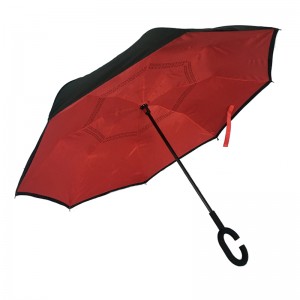 Vânzare la cald cu produse noi, umbrelă inversă personalizată, cu imprimeuri logo