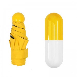 Parasolă chineză cu ridicata Mini Capsule Publicitate 5 Umbrele rabatabile