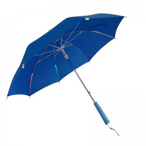 coaste led Umbrelă cu mâner cu lanternă LED