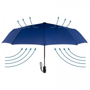 Umbrela pliabilă cu 2 straturi ventilată cu 2 straturi