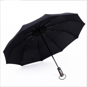 Umbrelă personalizată cu ridicata logo 10riburi umbrelă pliabilă 3 vânt