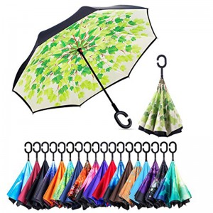 Cadou personalizat articol manual deschis Windproof Inverted Reverse inverted Umbrella de ploaie